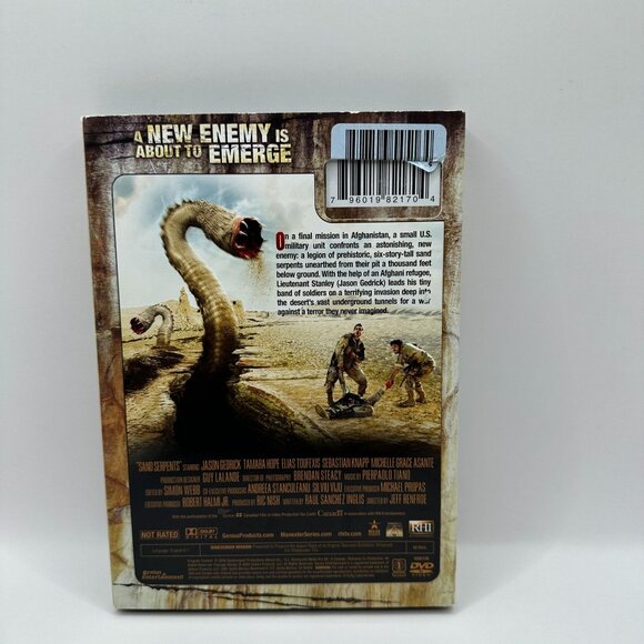 Sand Serpents DVD Jason Gedrick Genius Entertainment Action Horror Maneater - Picture 3 of 5